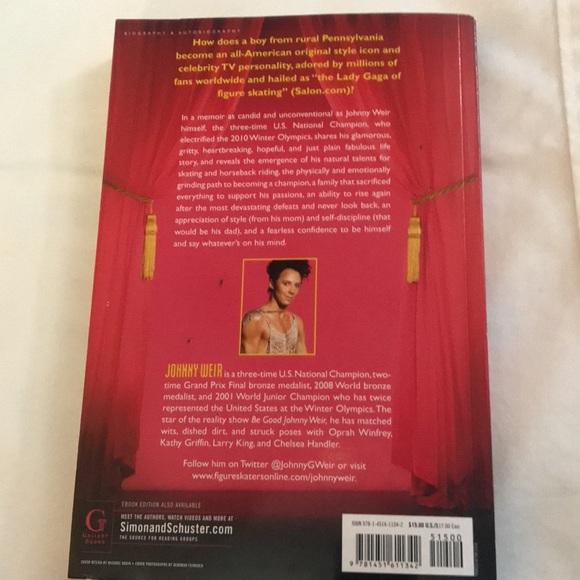 ⚡️FINAL PRICE⚡️ Johnny Weir “Welcome To My World” book - Picture 9 of 11